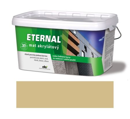 ETERNAL mat akrylátový 5kg světle hnědá 019