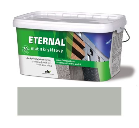 ETERNAL mat akrylátový 5kg světle šedá 02