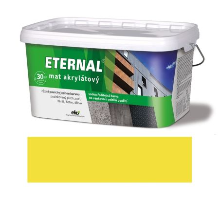 ETERNAL mat akrylátový 5kg světle žlutá 017