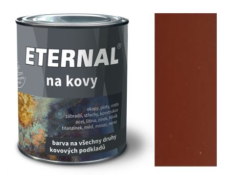Eternal na kovy 0,7kg červenohnědá 407