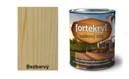 FORTEKRYL voskový olej 0,7 kg bezbarvý