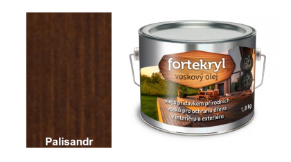 FORTEKRYL voskový olej 1,8 kg palisandr