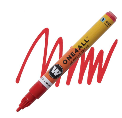 Molotow Acrylic marker One4All 127HS 2mm #013 traffic red