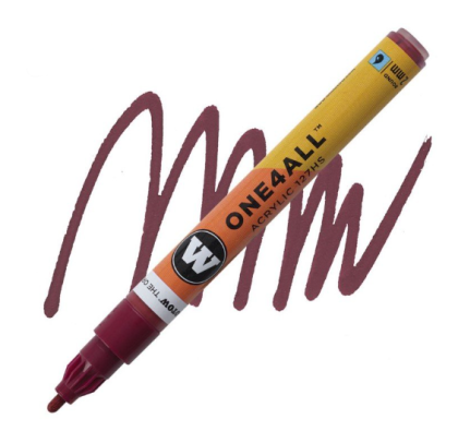 Molotow Acrylic marker One4All 127HS 2mm #086 burgundy