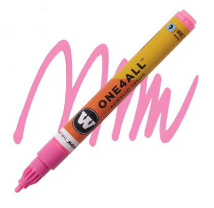 Molotow Acrylic marker One4All 127HS 2mm #200 neon pink