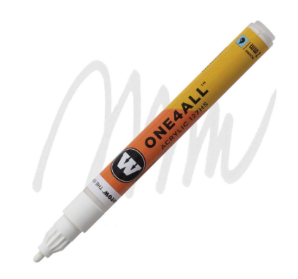 Molotow Acrylic marker One4All 127HS 2mm #160 signal white