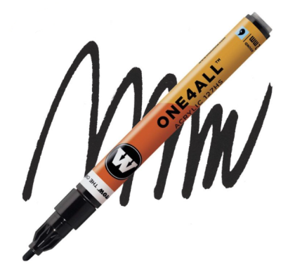 Molotow Acrylic marker One4All 127HS 2mm #180 signal black