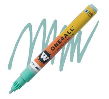 Molotow Acrylic marker One4All 127HS 2mm #020 lagoblue pastel