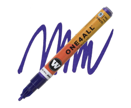 Molotow Acrylic marker One4All 127HS 2mm #043 violet dark