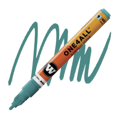 Molotow Acrylic marker One4All 127HS 2mm #206 lagoon blue