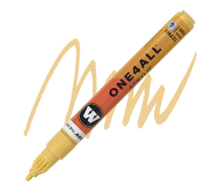 Molotow Acrylic marker One4All 127HS 2mm #009 sahara beige pastel