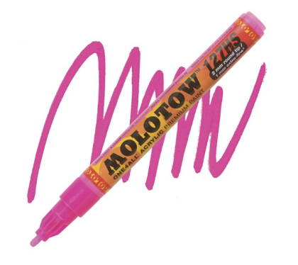 Molotow Acrylic marker One4All 127HS 2mm #217 neon pink fluorescent