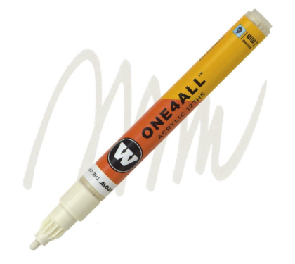 Molotow Acrylic marker One4All 127HS 2mm #229 nature white