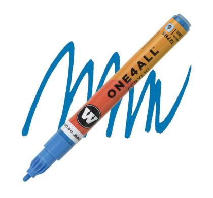 Molotow Acrylic marker One4All 127HS 2mm #230 shock blue