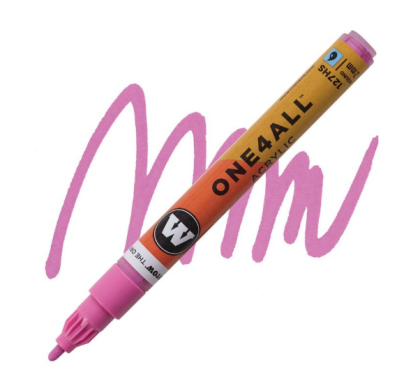 Molotow Acrylic marker One4All 127HS 2mm #231 fuchsia pink