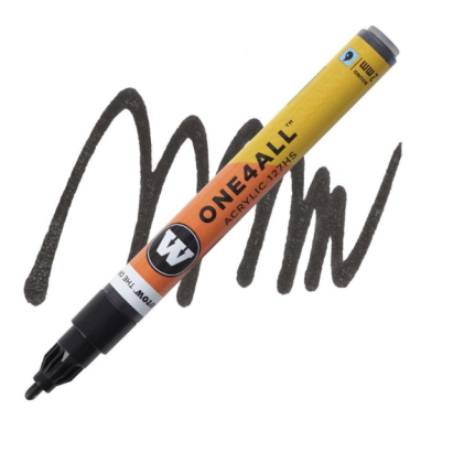 Molotow Acrylic marker One4All 127HS 2mm #223 metallic black