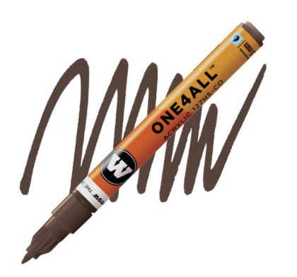 Molotow Acrylic marker One4All 127HS-CO1,5mm #092 hazelnut brown