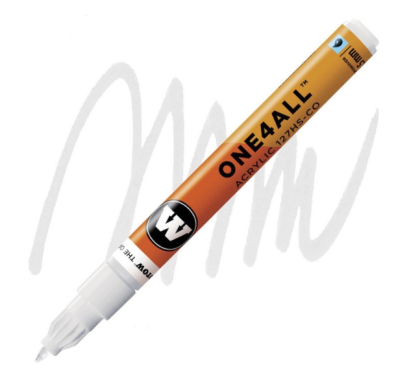 Molotow Acrylic marker One4All 127HS-CO1,5mm #160 signal white