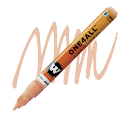 Molotow Acrylic marker One4All 127HS-CO1,5mm #117 peach pastel