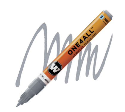 Molotow Acrylic marker One4All 127HS-CO1,5mm #203 cool grey pastel