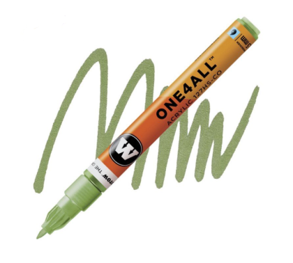 Molotow Acrylic marker One4All 127HS-CO1,5mm #226 metallic light green