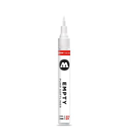 Molotow PRÁZDNÝ PUMP SOFTLINER 223EM 2MM Dlátový hrot