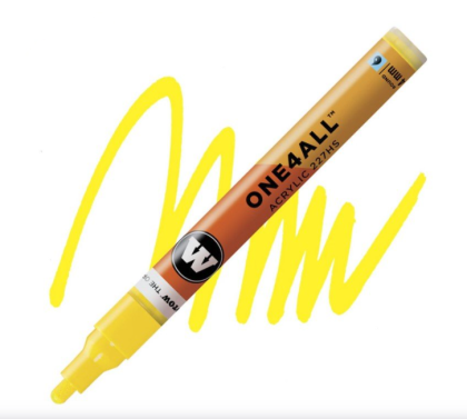 Molotow Acrylic marker One4All 227HS 4mm #006 zinc yellow