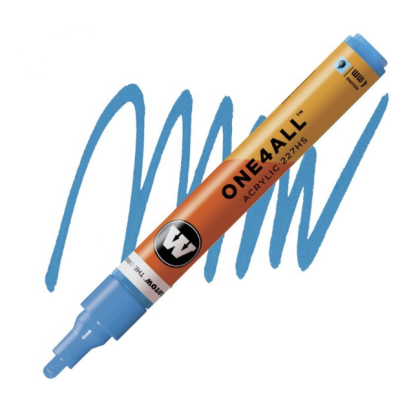 Molotow Acrylic marker One4All 227HS 4mm #161 shock blue middle