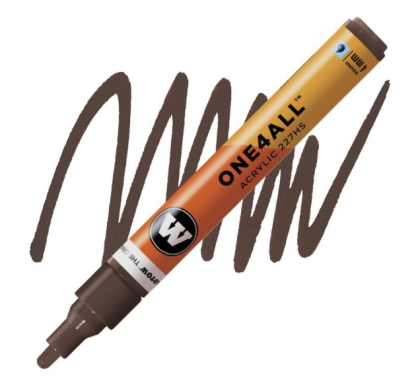 Molotow Acrylic marker One4All 227HS 4mm #092 hazelnut brown