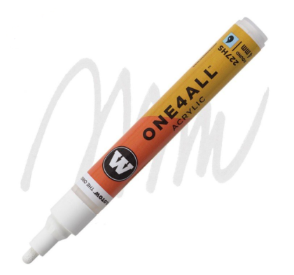Molotow Acrylic marker One4All 227HS 4mm #160 signal white