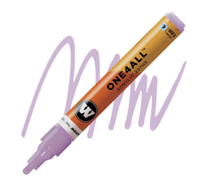 Molotow Acrylic marker One4All 227HS 4mm #201 lilac pastel