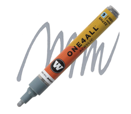 Molotow Acrylic marker One4All 227HS 4mm #203 cool grey pastel