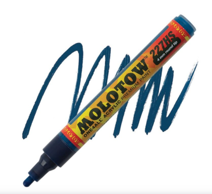 Molotow Acrylic marker One4All 227HS 4mm #027 petrol