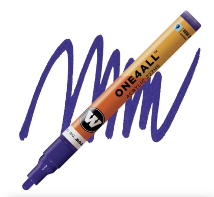 Molotow Acrylic marker One4All 227HS 4mm #043 violet dark
