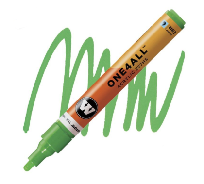 Molotow Acrylic marker One4All 227HS 4mm #222 KACAO77 UNIVERSES green
