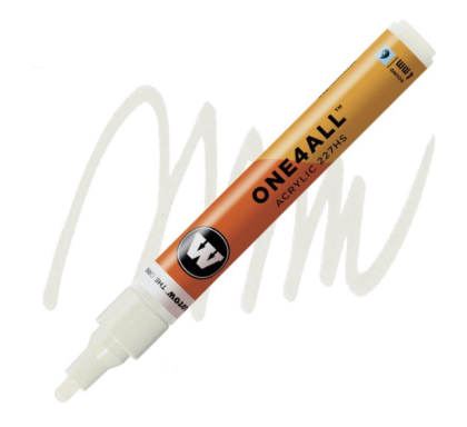 Molotow Acrylic marker One4All 227HS 4mm #229 nature white