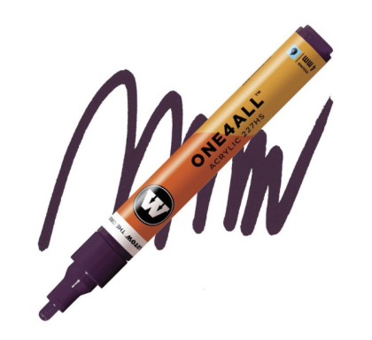 Molotow Acrylic marker One4All 227HS 4mm #233 purple violet