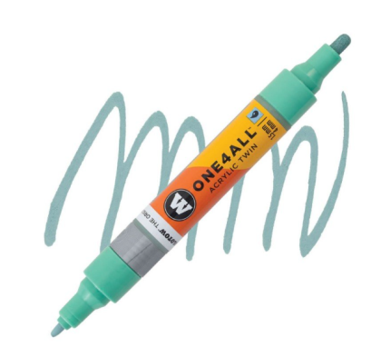 Molotow Acrylic marker One4All Twin 1,5/4mm #020 lago blue pastel