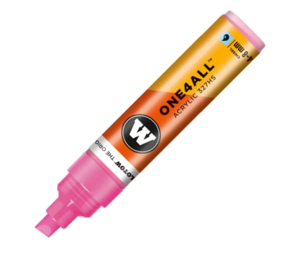 Molotow Acrylic marker One4All 327HS 4-8mm #200 neon pink