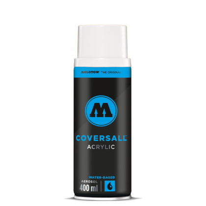 Molotow Spray COVERSALL WB 400ml signal white