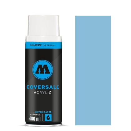Molotow Spray COVERSALL WB 400ml shock blue light