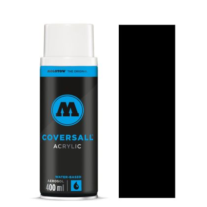 Molotow Spray COVERSALL WB 400ml pure black