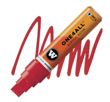 Molotow Acrylic marker One4All 627HS 15mm #013 traffic red