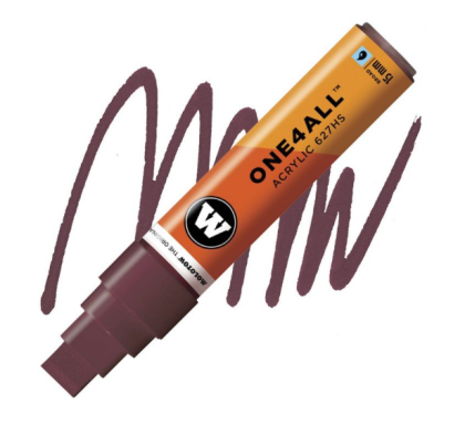 Molotow Acrylic marker One4All 627HS 15mm #086 burgundy