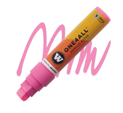 Molotow Acrylic marker One4All 627HS 15mm #200 neon pink