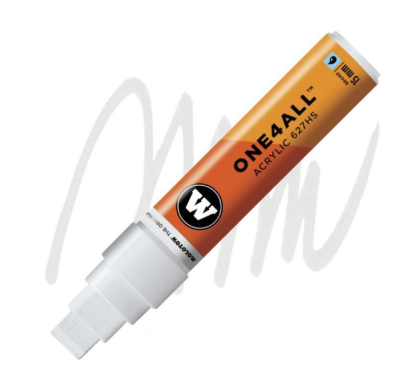 Molotow Acrylic marker One4All 627HS 15mm #160 signal white