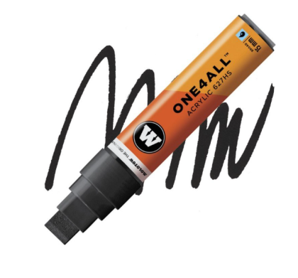Molotow Acrylic marker One4All 627HS 15mm #180 signal black