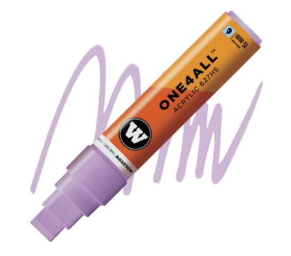 Molotow Acrylic marker One4All 627HS 15mm #201 lilac pastel