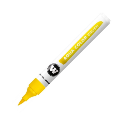 Molotow AQUA COLOR BRUSH Brushpen #001 primary yellow