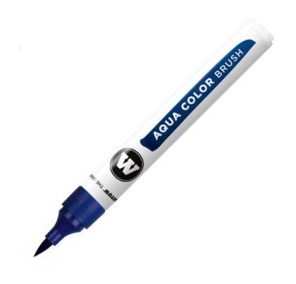 Molotow AQUA COLOR BRUSH Brushpen #011 primary blue